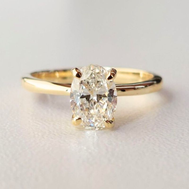 Celebrities who got engaged with oval diamond engagement rings