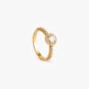 Round Halo Pavé Engagement Ring