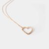 Collar de Corazón Calado