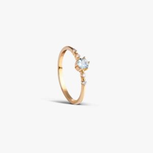 Anillo Grazia  Aguamarina