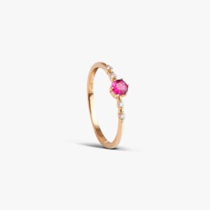 Anillo Grazia Zafiro Rosado