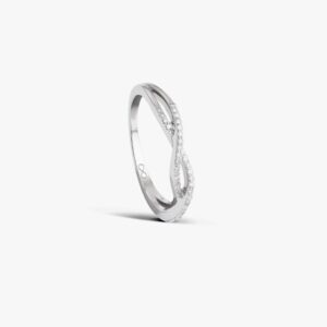 Anillo Gabrielle Oro Blanco