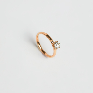 Anillo de Compromiso Solitario Clásico