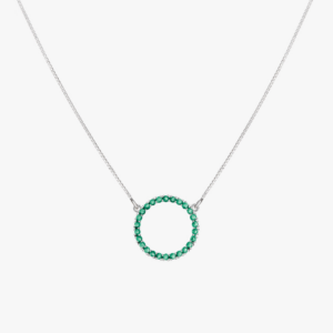 Collar Círculo de Esmeralda