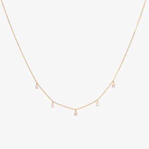 Collar Floating diamonds