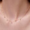 Collar Floating diamonds