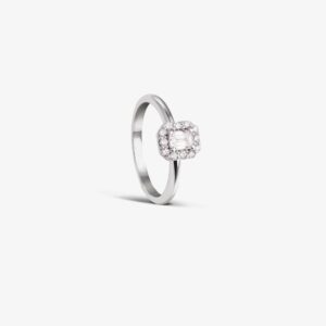 Anillo de Compromiso | Corte Esmeralda | Diamante GIA