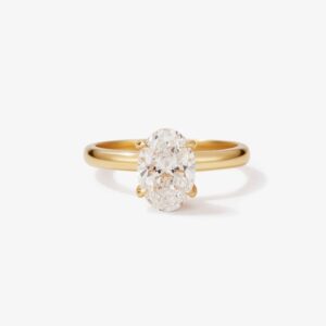 Anillo de Compromiso | Diamante Oval | Hidden Halo