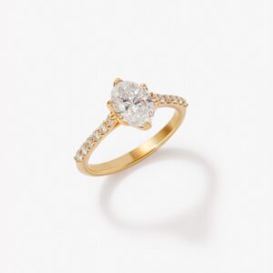 Anillo de Compromiso Oval
