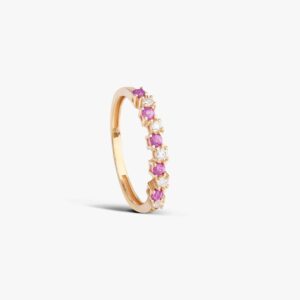 Anillo Harper Zafiro Rosado