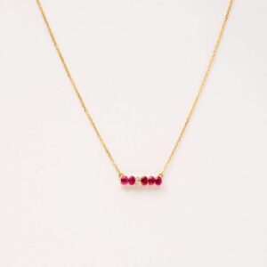 Collar Kira Rubí