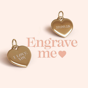 Dije Corazón "Engrave Me"